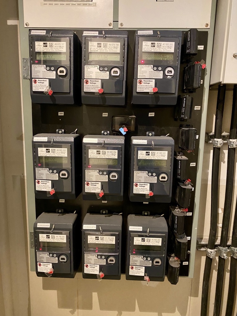 Wills Tower electricity meter