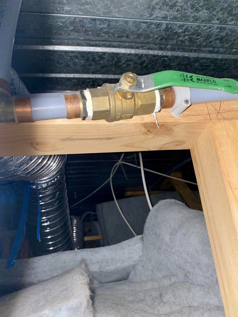Wills Court cold water shutoff